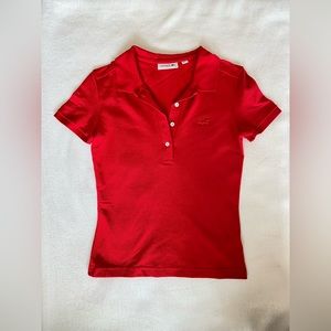 Women Lacoste Polo Size 32